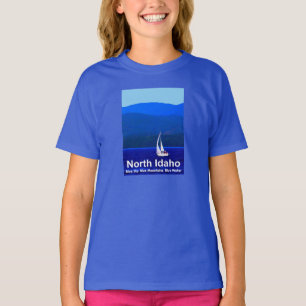 T-shirt Bleu nord de l'Idaho