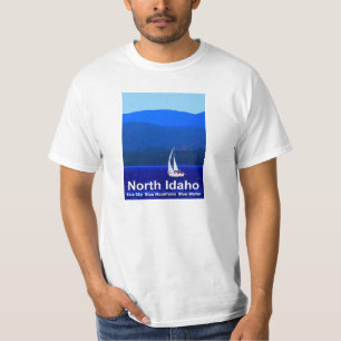 T-shirt Bleu nord de l'Idaho
