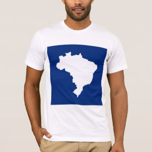 T-shirt Bleu océanique au Brésil à Emporio Moffa