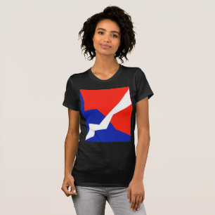T-shirt Bleu rouge blanc