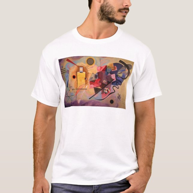 T-shirt Bleu rouge jaune (Devant)