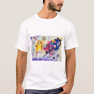 T-shirt Bleu rouge jaune, Kandinsky sauvage