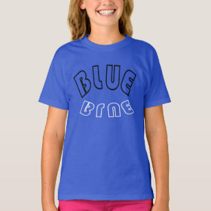 T-shirt Bleu Team Cheer stand, équipe de tête