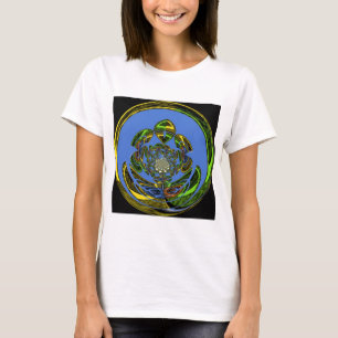 T-shirt Bleu traditionnel