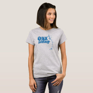 T-shirt Bleu Vivant OBX