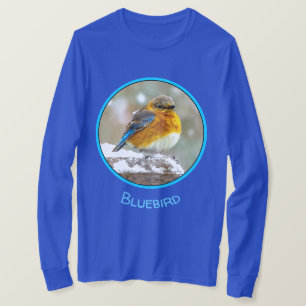 T-shirt Bleuet de l'Est en neige - Photo originale