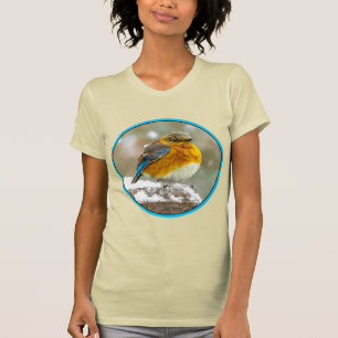 T-shirt Bleuet de l'Est en neige - Photo originale