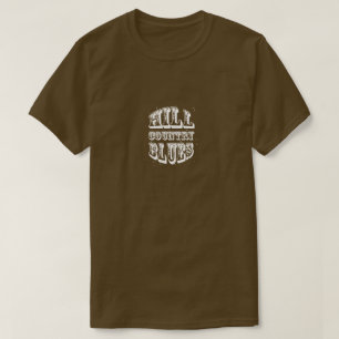 T-shirt Bleus de pays de colline