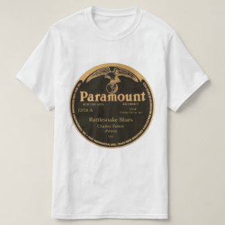 T-shirt "Bleus de serpent à sonnettes" Charley Patton sur