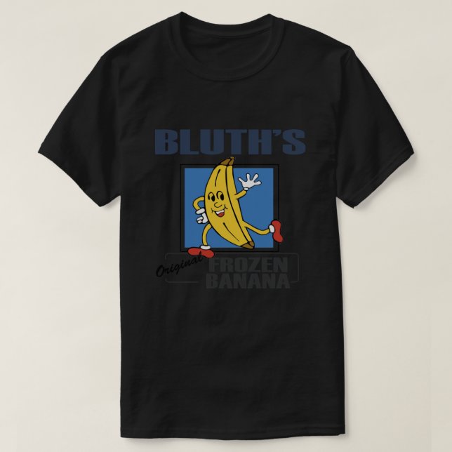 T-shirt Bleus poulet banane congelé coka coka arrêté fi (Design devant)