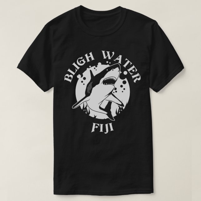 T-shirt Bligh Water Fidji Plongée Avec Requins (Design devant)