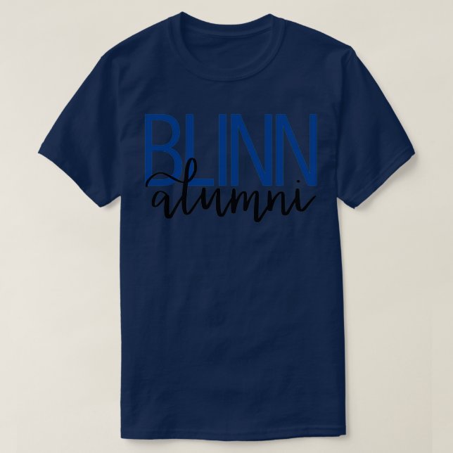 T-shirt Blinn Alumni Bleu (Design devant)