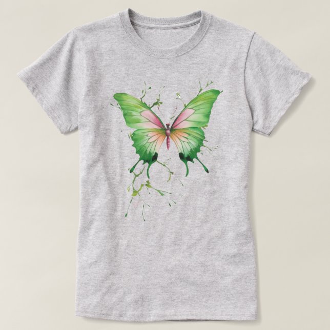 T-shirt "Bliss à papillon : Levez votre Tee avec grâce (Design devant)