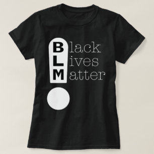 T-shirt BLM Exclamation Mark Black Lives Matt Support