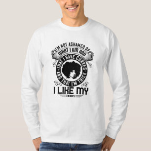 T-shirt BLM - Je ne suis pas gêné de mon corps