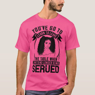T-shirt BLM Levez-vous quand aucun amour n'est servi 1