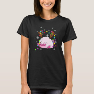 T-shirt Blobfish with Christmas Reindeer Antlers mignon Bo
