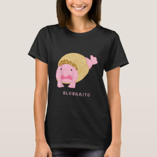 T-shirt Blobritto Blobfish Burrito Pun - Poisson amusant