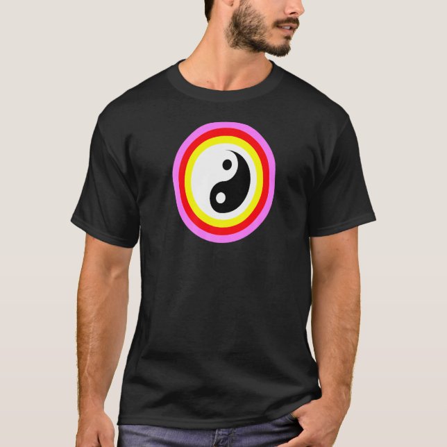 T-shirt Bloc couleur Yin Yang (Devant)