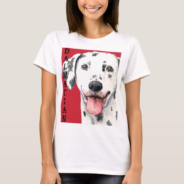 T-shirt Bloc de couleur dalmate (Devant)