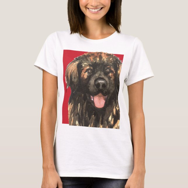 T-shirt Bloc de couleur Leonberger (Devant)