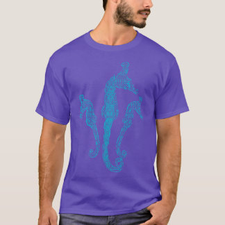 T-shirt Bloc hawaïen de Motifs tribaux polynésiens Seahors