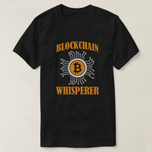 T-shirt Blockchain Whisperer - Crypto & Devise numérique