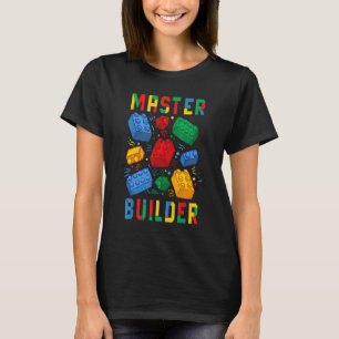 T-shirt Blocs Générateur de briques Master Builder