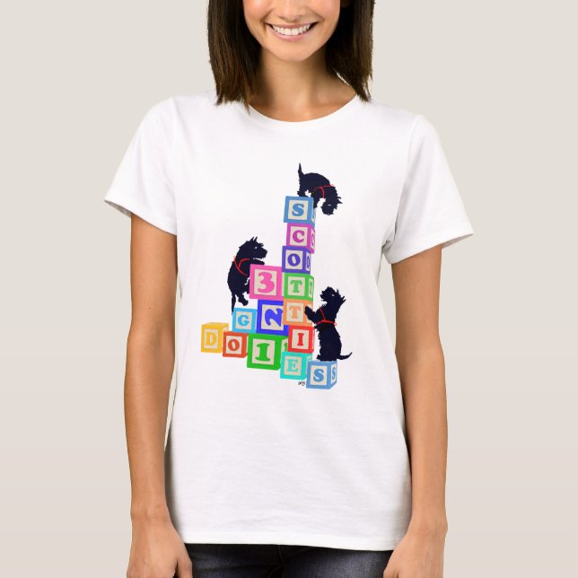 T-shirt Blocs Scottie (Devant)