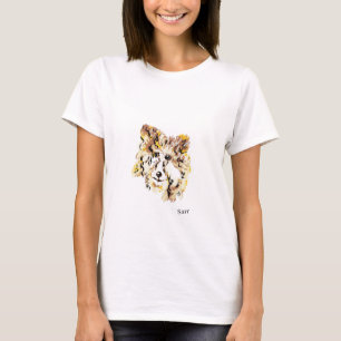 T-shirt : Blond Collie Puppy
