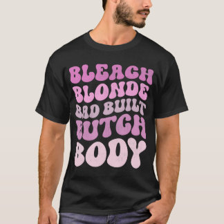 T-shirt Blonde Bleach Bad Bâti Bad Corps Bouton