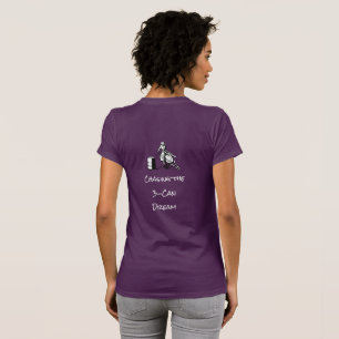 T-shirt Blonde & Broke - Barrel Racing - Logo Blanc
