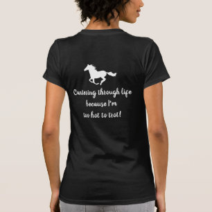 T-shirt Blonde & Broke - Humour - Logo Blanc