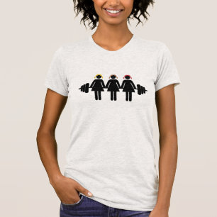 T-shirt Blonde, brune, roux