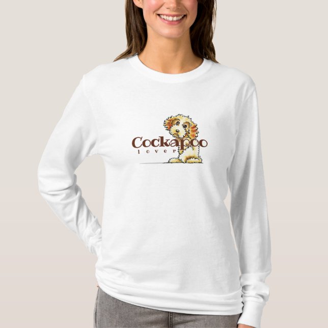 T-shirt Blonde Cockapoo Lover (Devant)