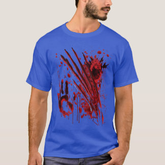 T-shirt Blood Bloody Splatter Halloween Blood Stained funn