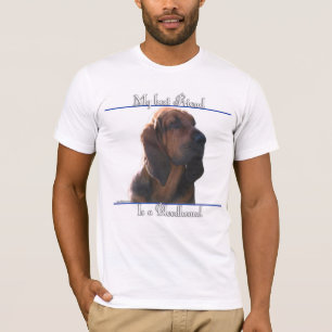 T-shirt Bloodhound Best Friend; Bloodhound Cadeaux;
