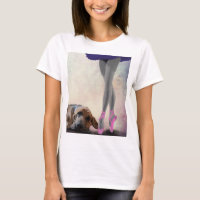 Bloodhound Et Danseur De Ballet