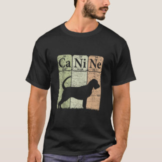 T-shirt Bloodhound Tableau Périodique Éléments Bloodhound 