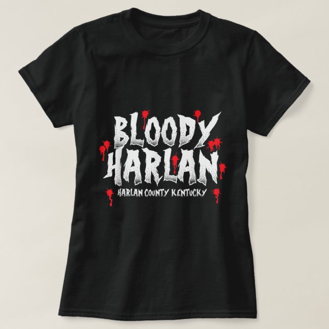 T-shirt Bloody Harlan Harlan Comté de Ky (Design devant)