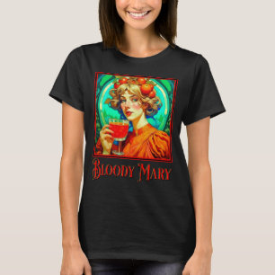 T-shirt Bloody Mary Art Nouveau