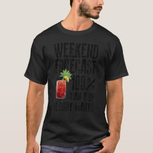 T-shirt Bloody Mary For Men Femmes Vodka Verre Alcoholique
