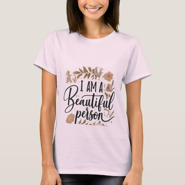 T-shirt Bloom. Crois. Soyez en vous (Devant)