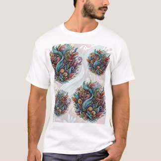 T-shirt Bloom non dompté : énergie organique