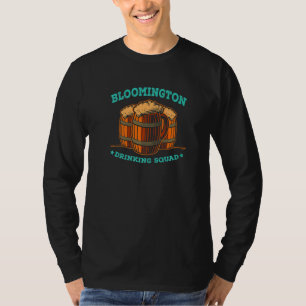 T-shirt Bloomington Drinking Squad Indiana Homebrewing In