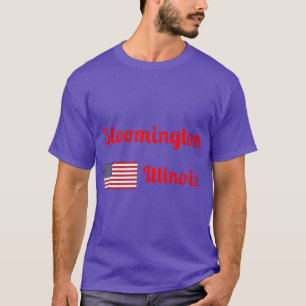 T-shirt Bloomington Illinois Stylish Prints2