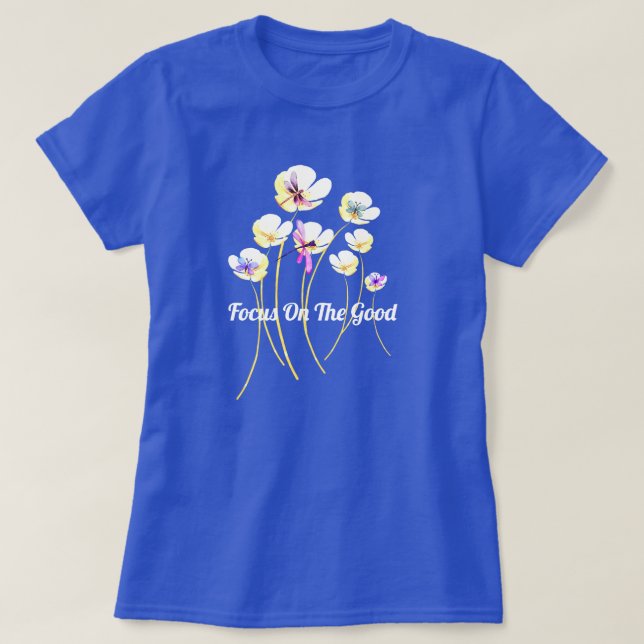 T-shirt Blooms Positivité (Design devant)