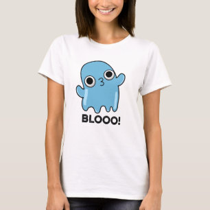 T-shirt Blooo Funny Blue Ghost Pun