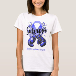 T-shirt Blossom Angelman Syndrome Survivant guerrier Survi