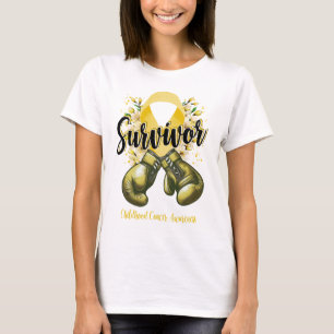 T-shirt Blossom Enfance Cancer Guerrier Survivant